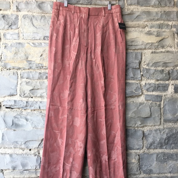 Club Monaco Jacquard Rose Trousers - Picture 4 of 8